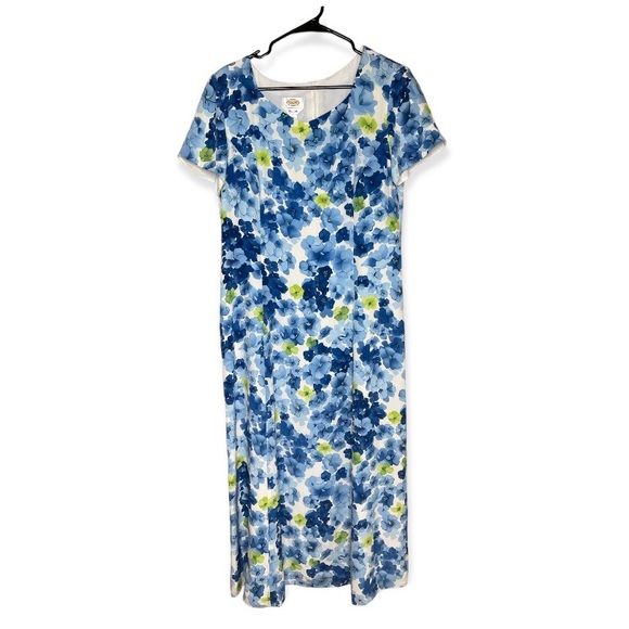 Talbots Dresses Vintage 9s Y2k Talbots Pure Silk Maxi Dress Floral